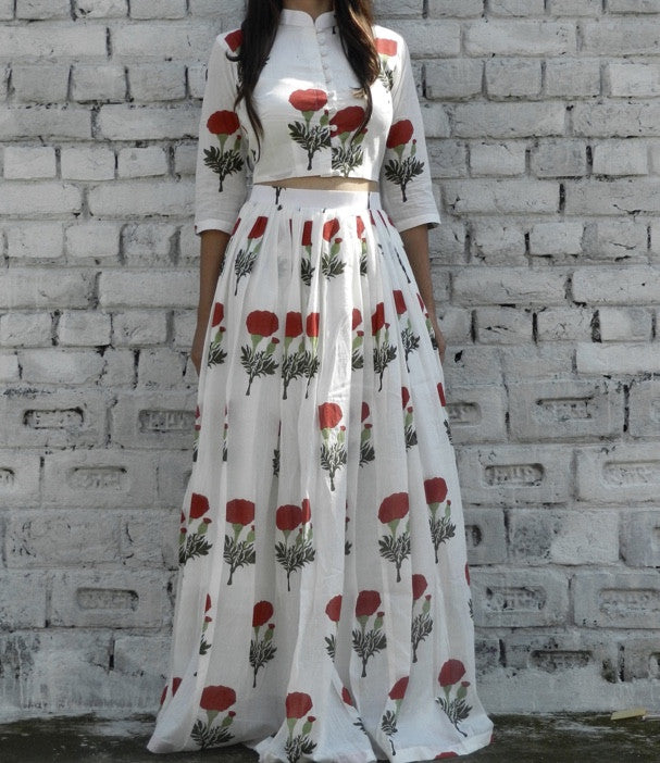 Red Mogra Twin Set - 3XL