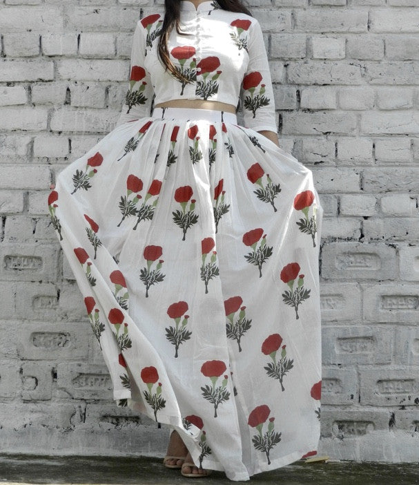 Red Mogra Twin Set - 3XL